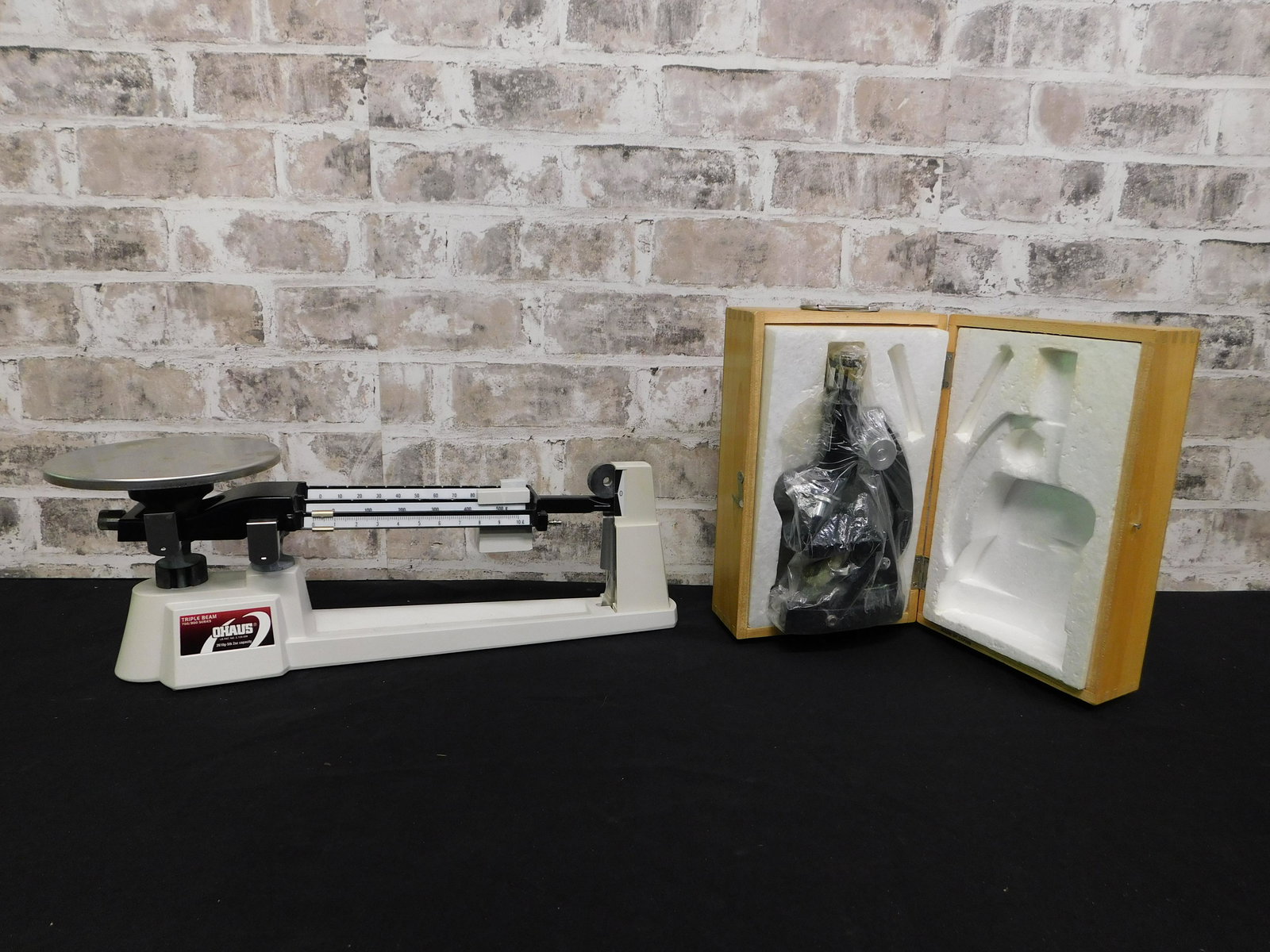 Balance Scale and Microscope Lot (1 of 8)