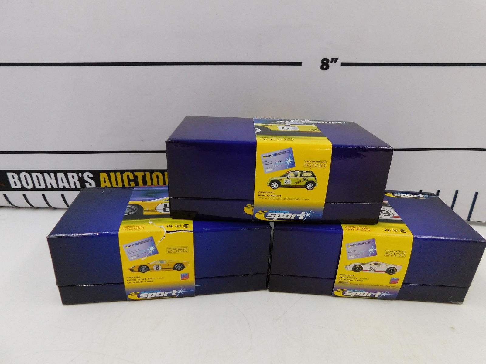 Lot of 3 Scalextric Sport Slot Cars 1:32 Scale (1 of 4)