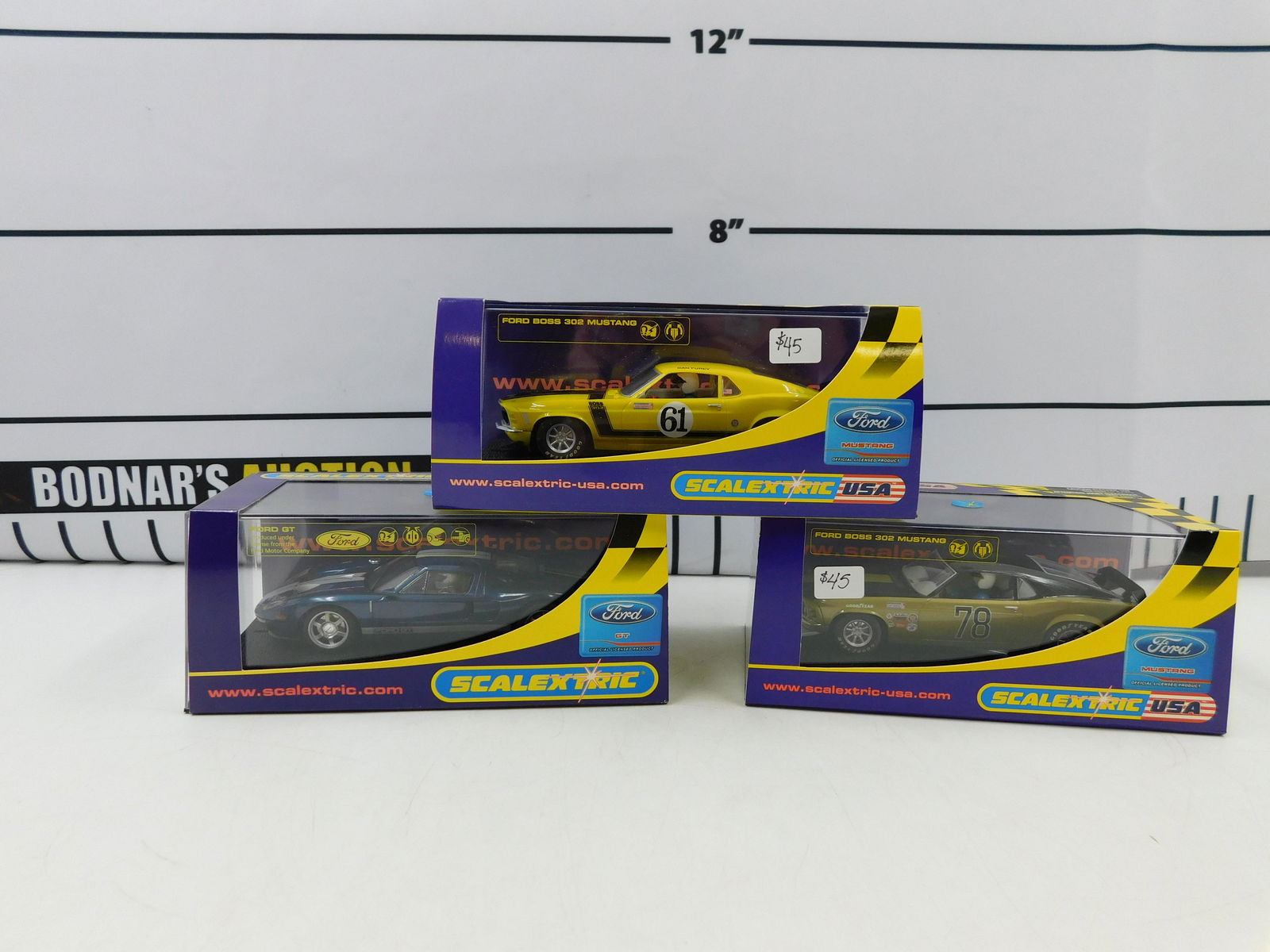 Lot of 3 Scalextric Sport Slot Cars 1:32 Scale (1 of 7)