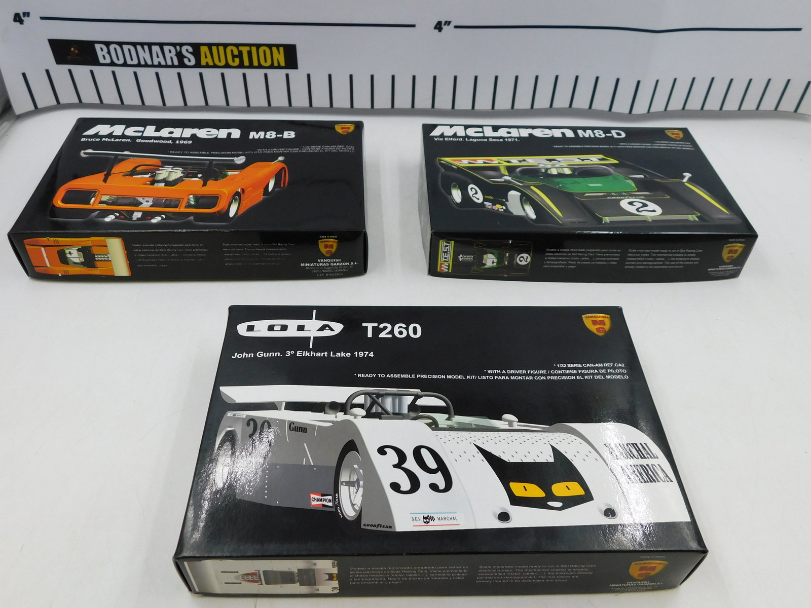Lot of 3 Vanquish 1:32 Scale Precision Model Kits (1 of 8)