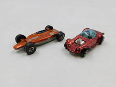 3 Blue Red Line Hot Wheels. Python (missing engine), Custom T-Bird, Beatnik  Bandit (cracked lens) - Bid On Estates Auction Services