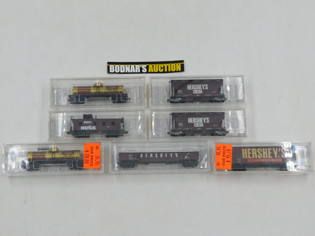 Group Lot of 7 Micro Line Hershey's Trains (1 of 9)