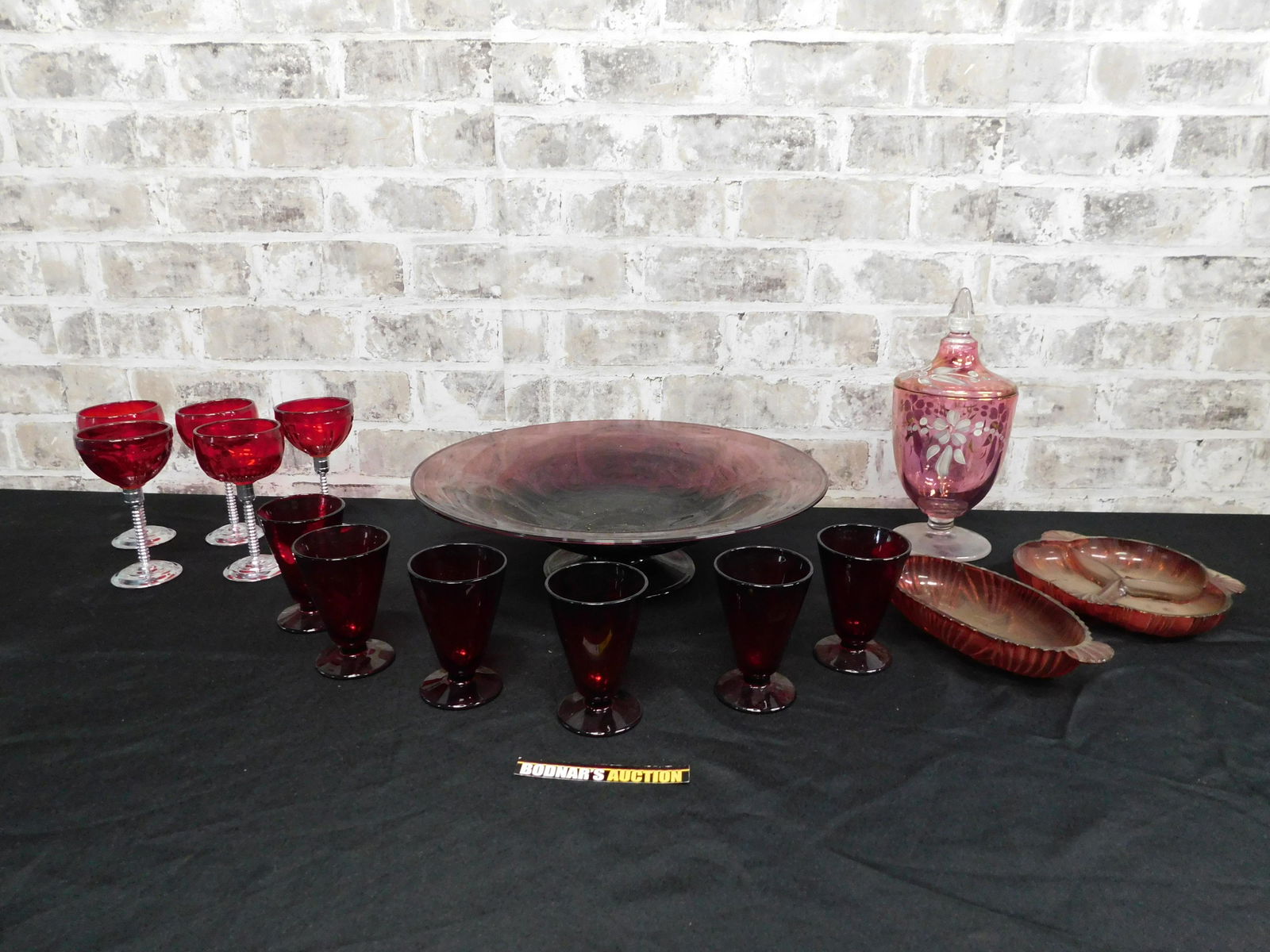 Lot of Colored Glass (1 of 7)