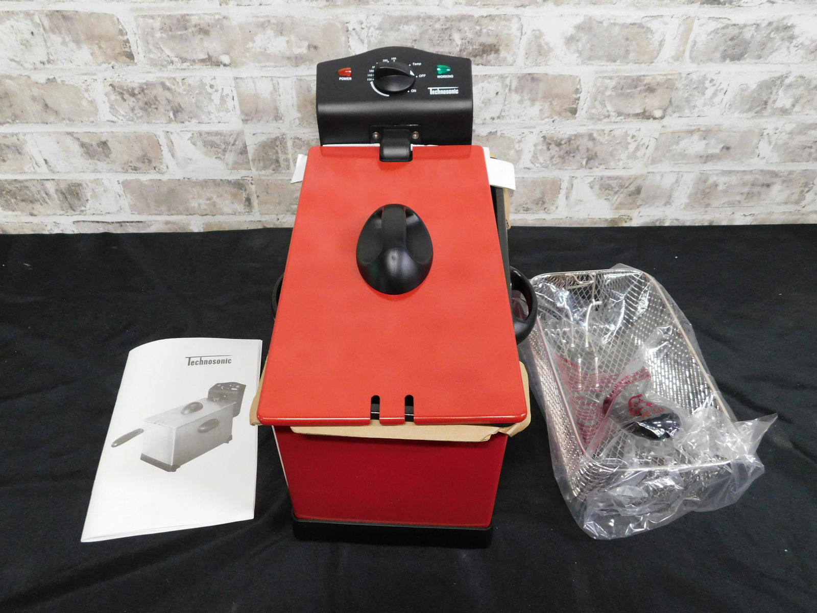 Technosonic Red Deep Fryer (1 of 5)