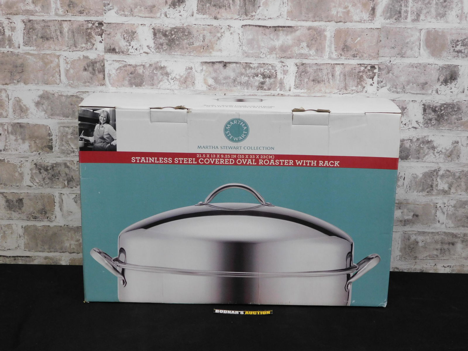 Martha Stewart Collection Covered Oval Roaster (1 of 4)
