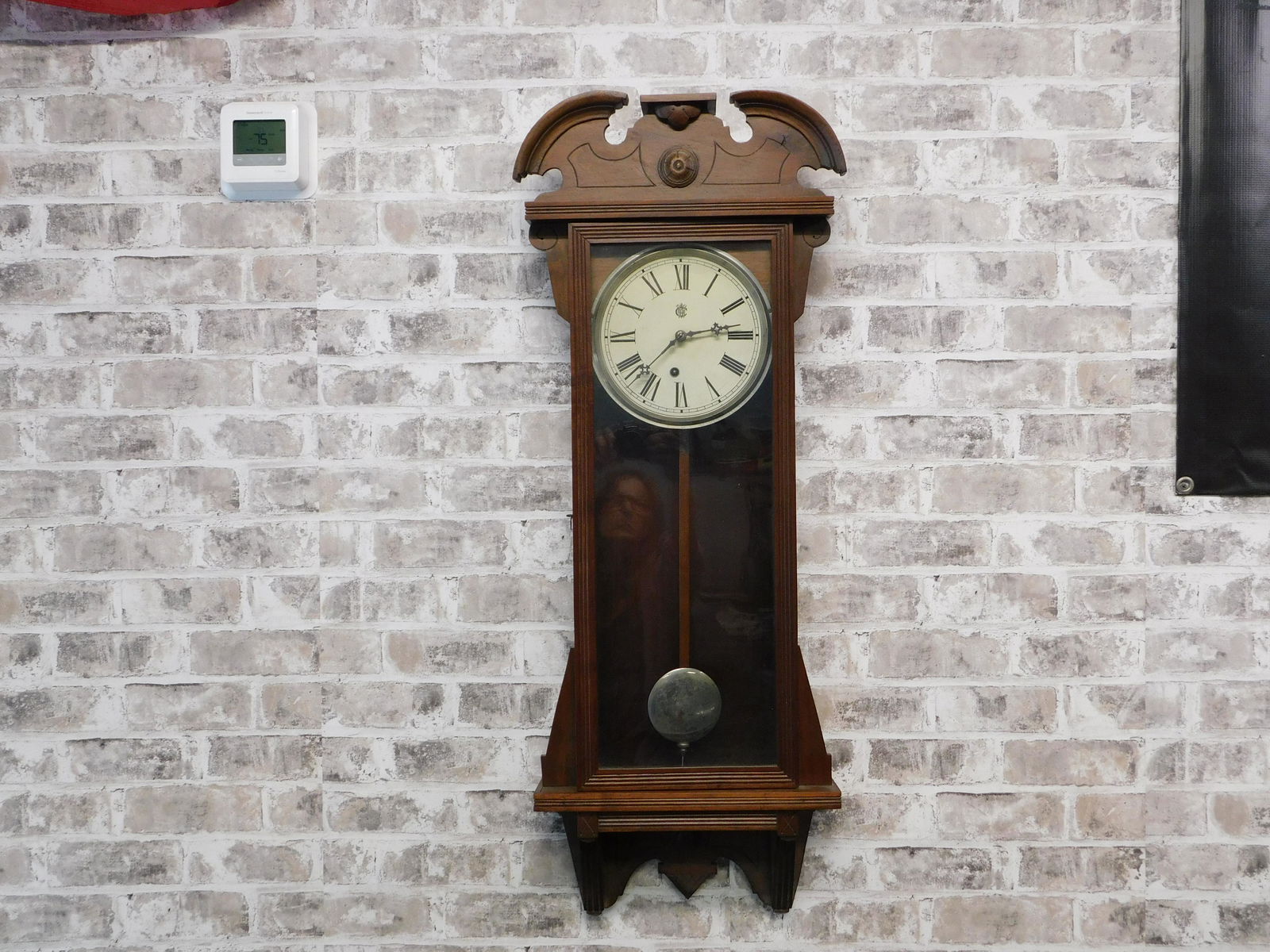 East Lake Victorian Wall Regulator Clock (1 of 8)