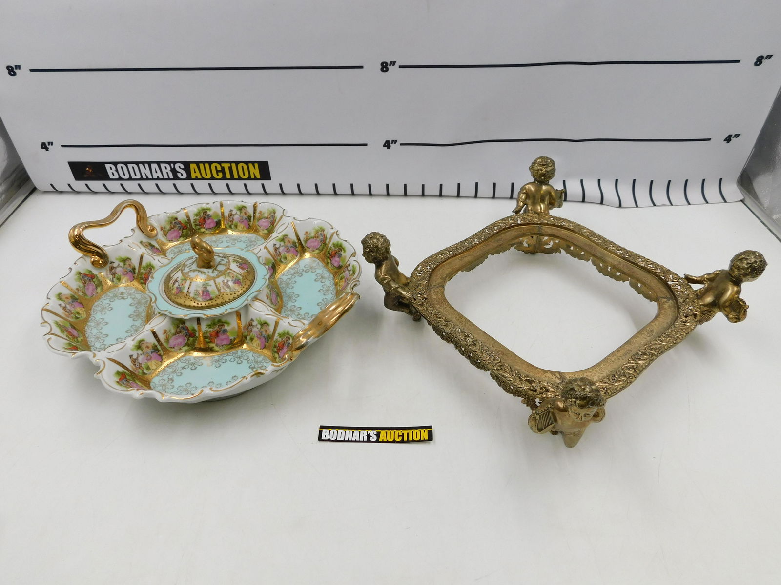 Porcelain Serving Dish with Base and Cover (1 of 7)