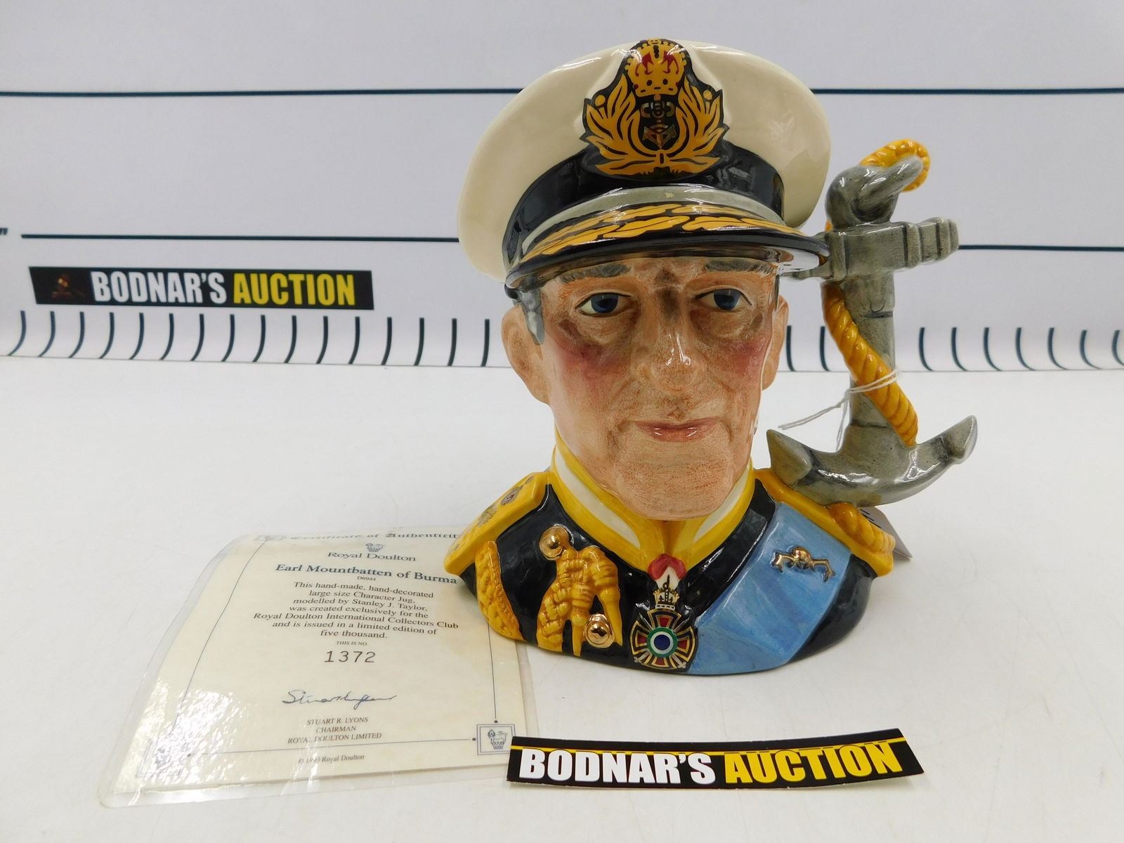 Royal Doulton Earl Mountbatten of Burma Character Jug (1 of 4)
