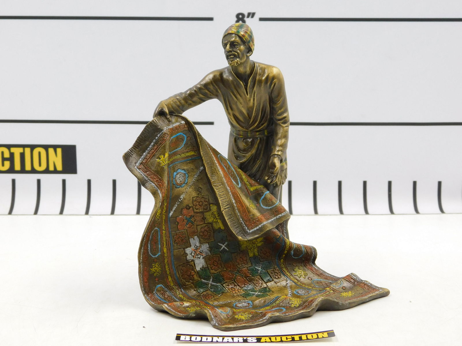 Vienna Style Bronze "Carpet Dealer" Figurine (1 of 6)