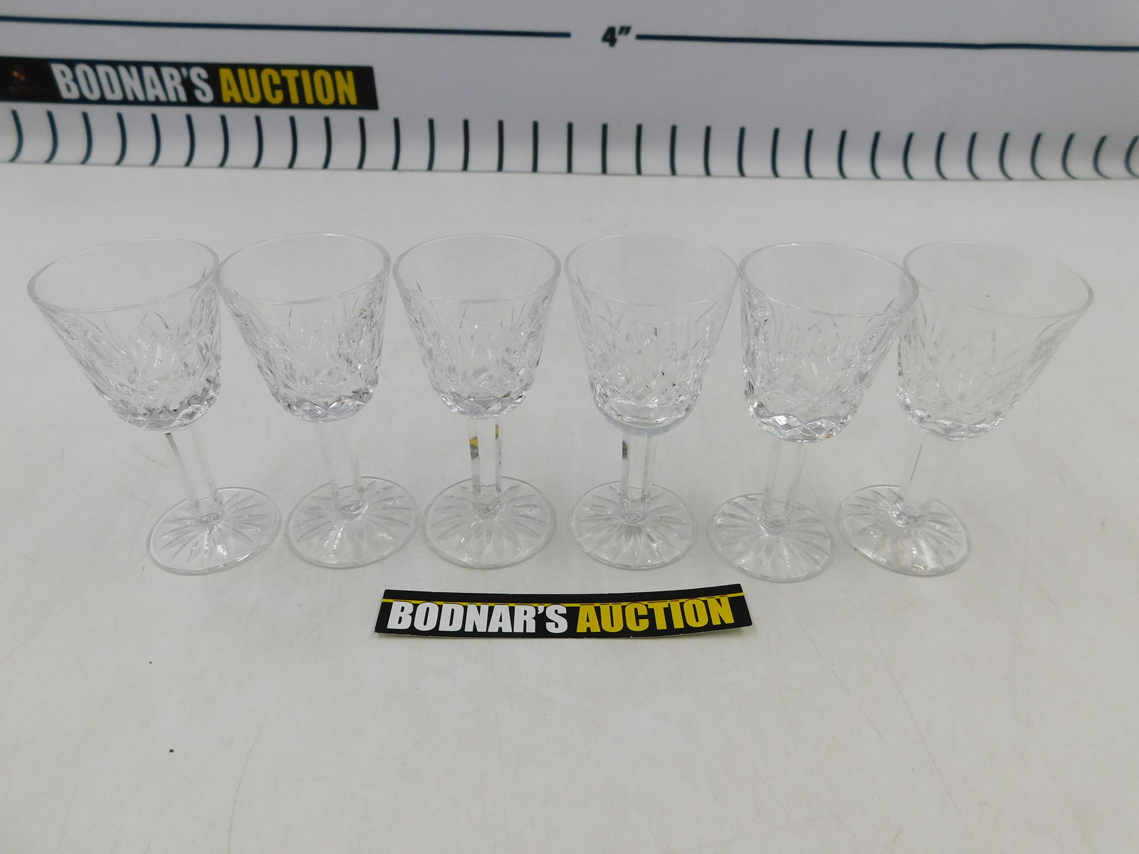 Lot of 6 Waterford Crystal Cordial Glasses (1 of 2)