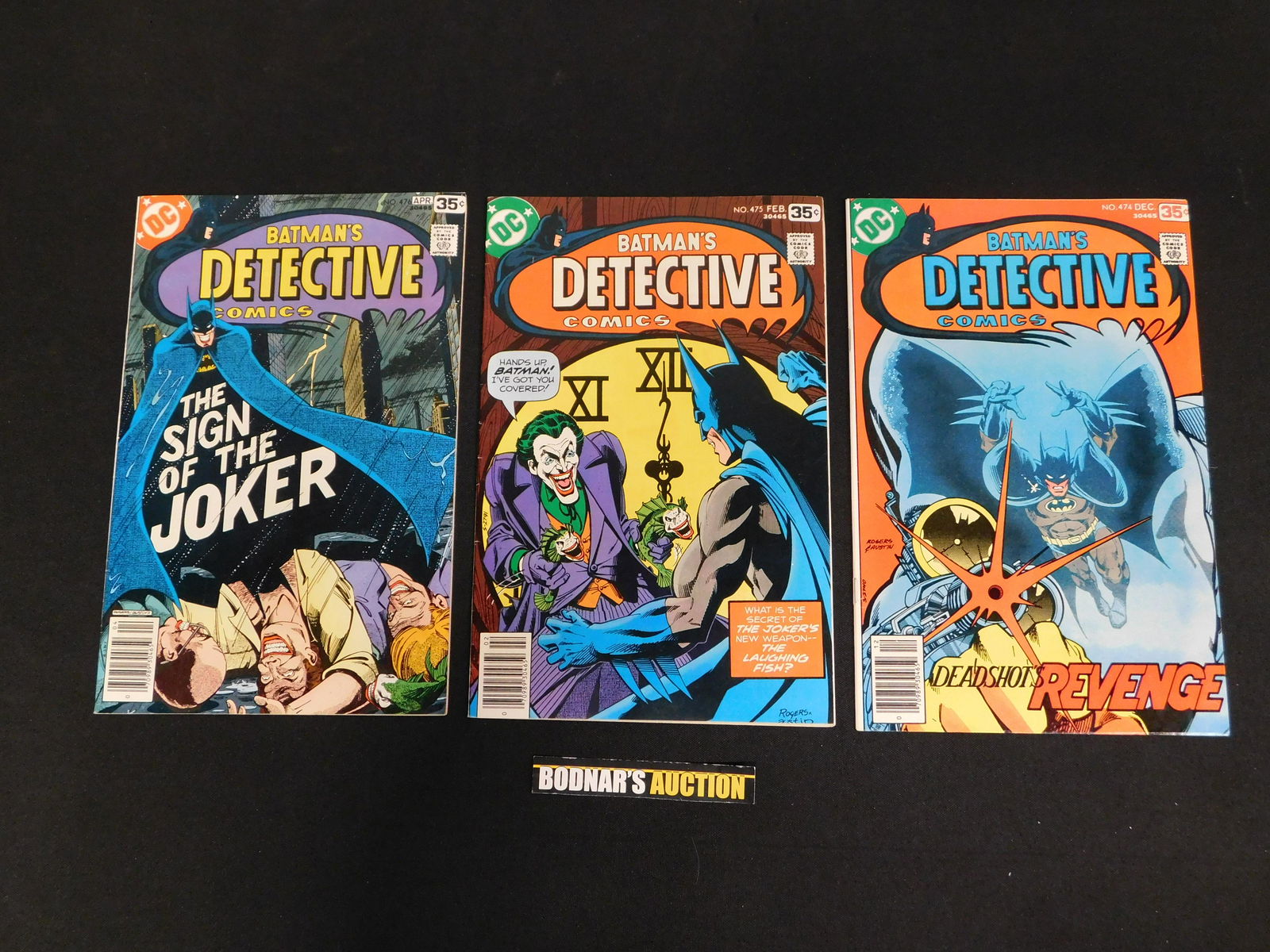 Lot of 3 Detective Comics #474-476 (1 of 16)