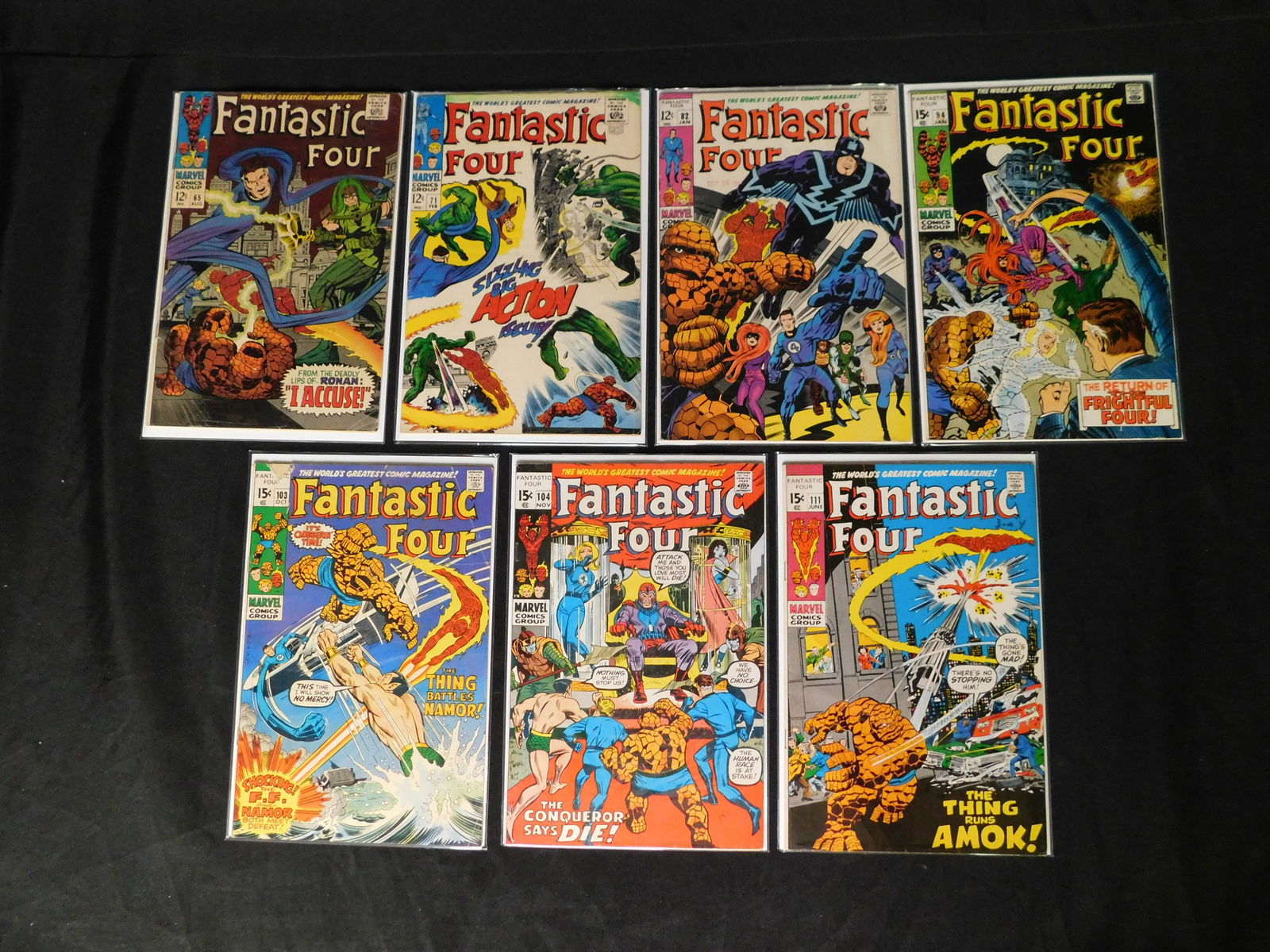 Lot of 7 Key Fantastic Four Comics (1 of 8)