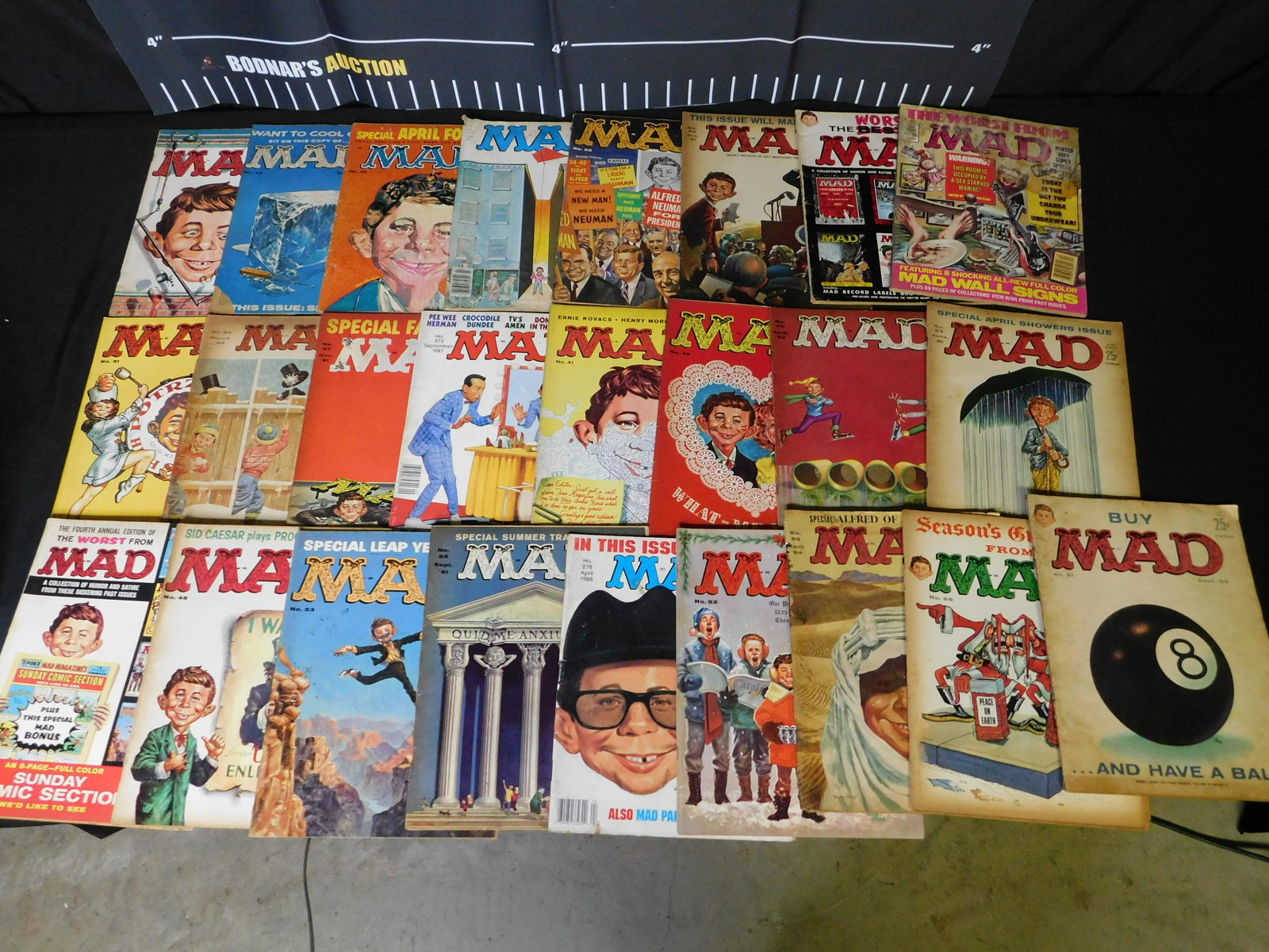 Lot of 25 Mad Magazines from the 1950's-1960's (1 of 4)
