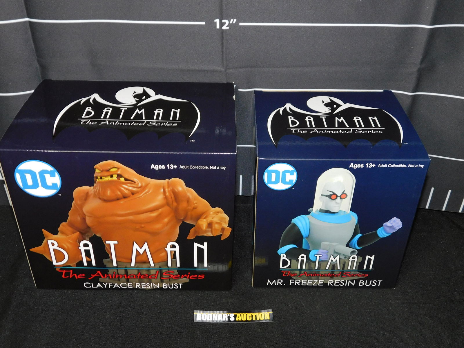 Clayface and Mr. Freeze Batman Animated Series Bust Lot (1 of 5)