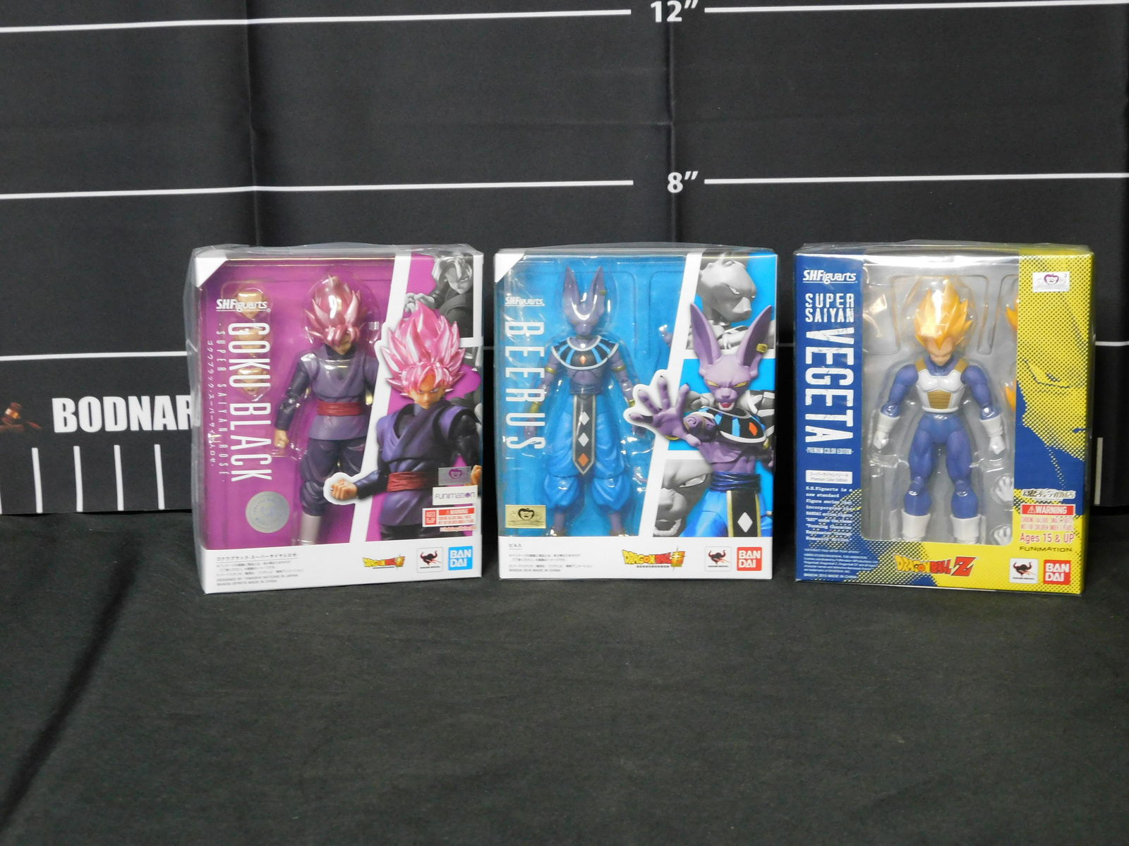 Lot of 3 Bandai S.H.Figuarts Dragonball Z Figures (1 of 6)