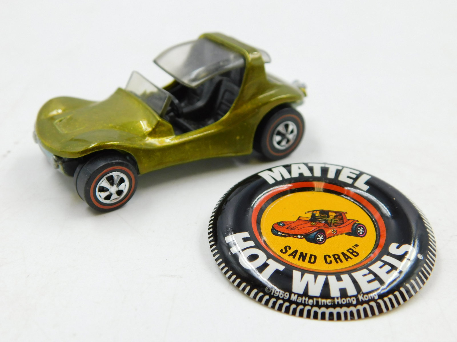 Mattel Hot Wheels Red Line "Sand Crab" with Button (1 of 7)