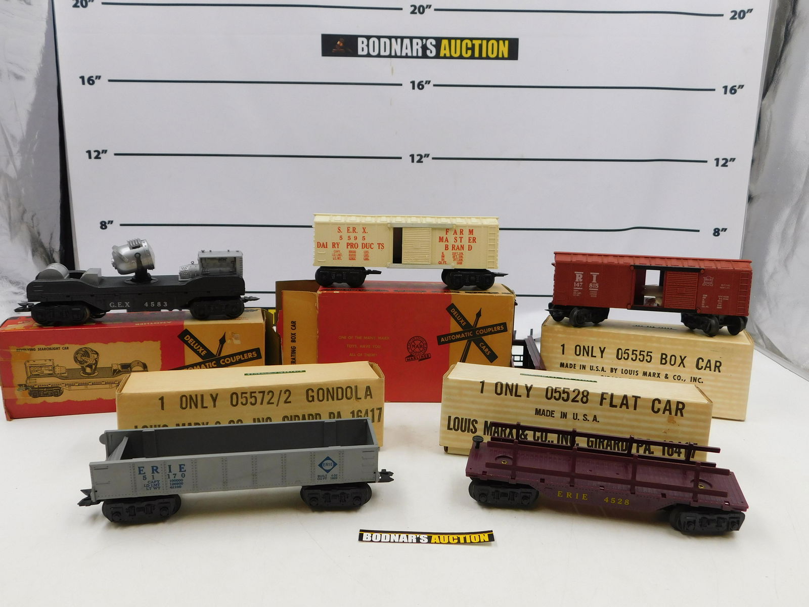 Lot of 5 Pieces Marx Rolling Stock (1 of 15)