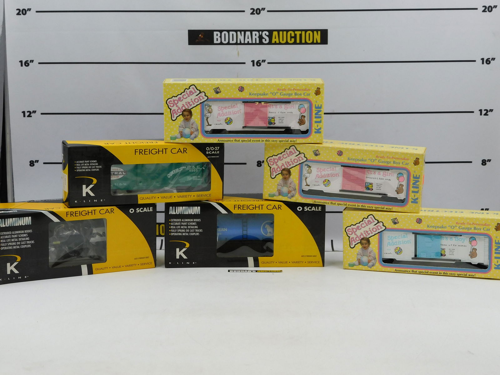 Lot of 6 O Gauge K-Line Rolling Stock Trains (1 of 13)