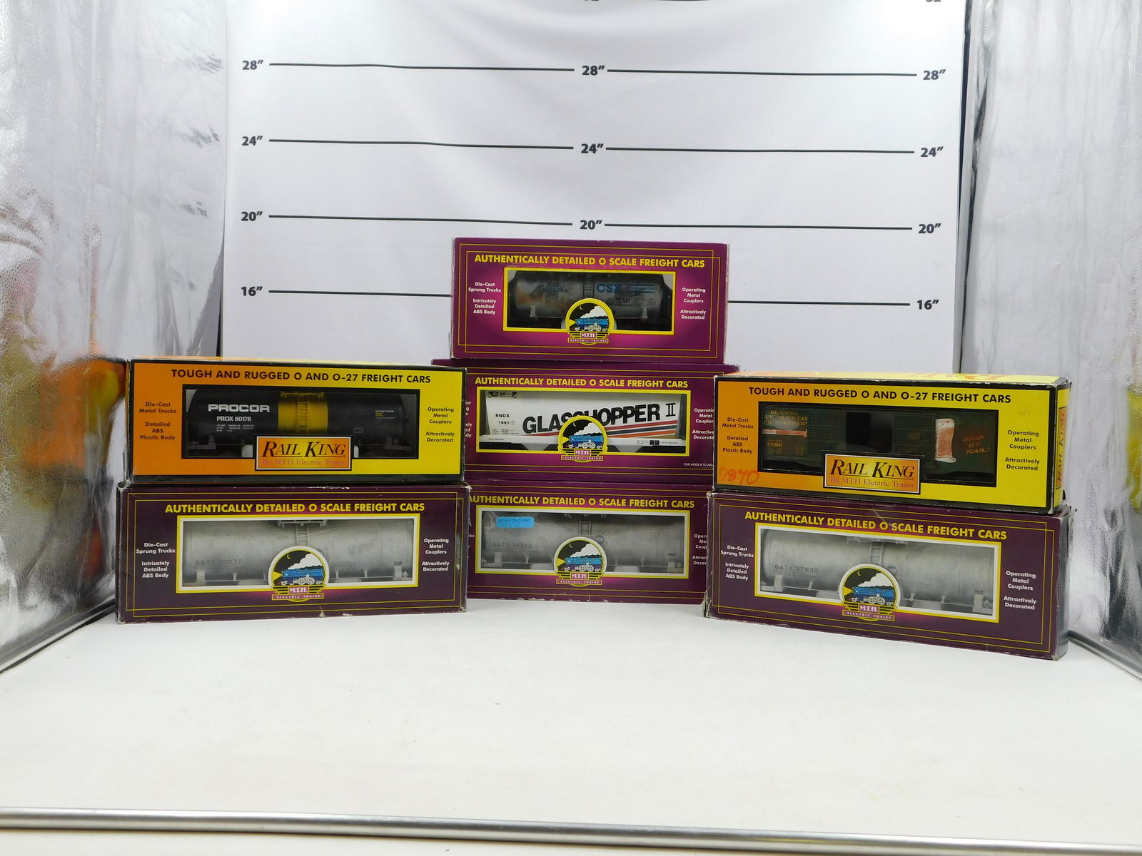 Lot of 7 MTH and Rail King O Gauge Rolling Stock (1 of 15)