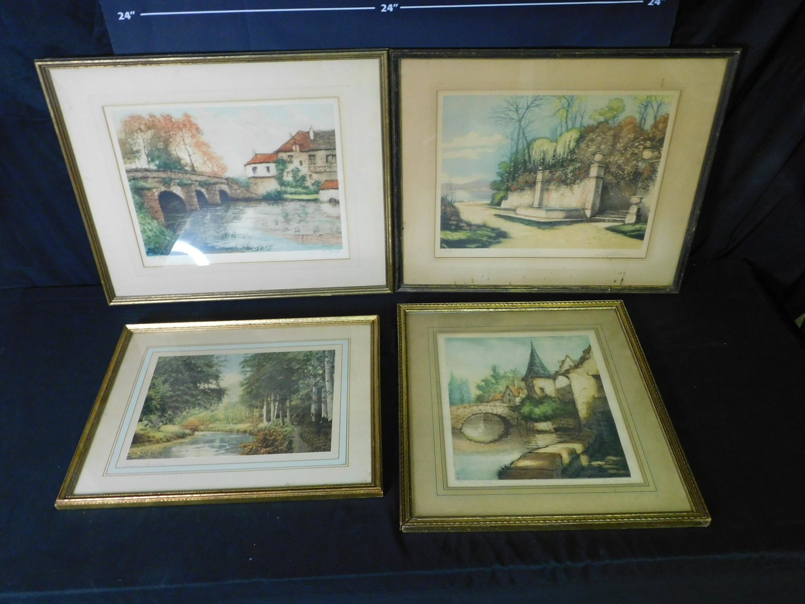 Lot of 4 Framed Prints - Various Scenes (1 of 9)