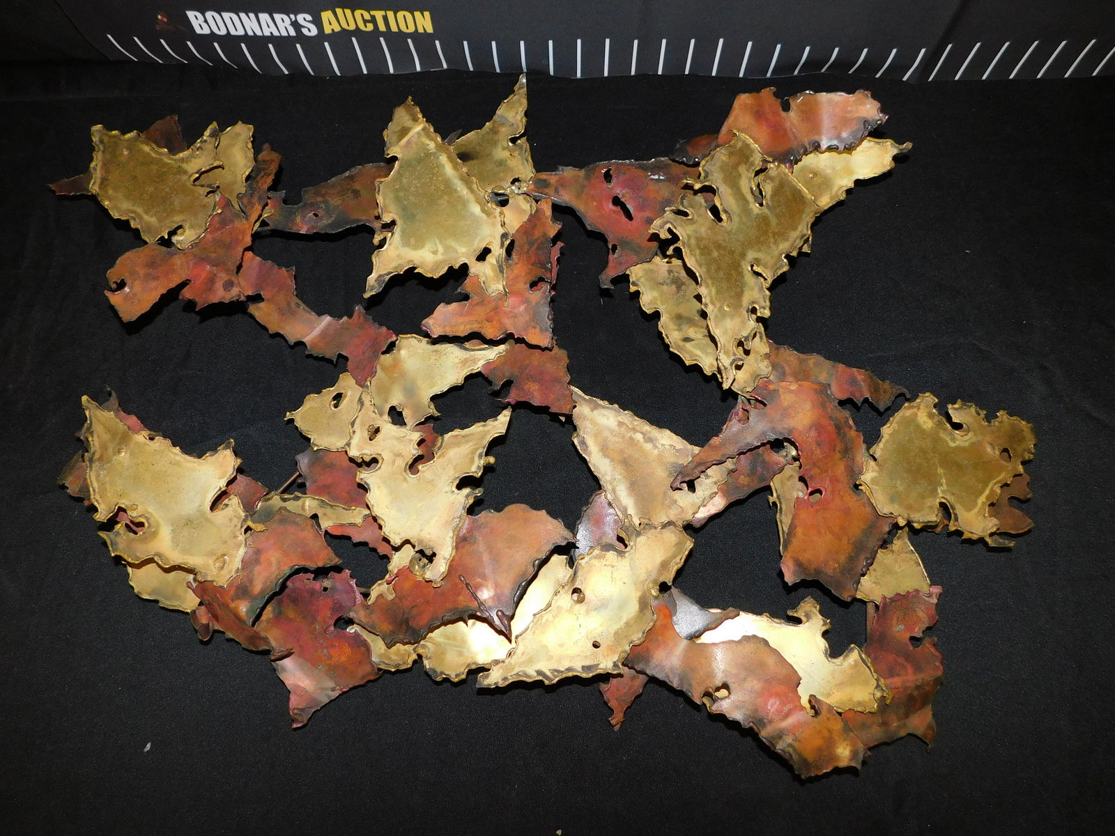 Mid Century Abstract - Mix Metal Wall Hanging (1 of 4)