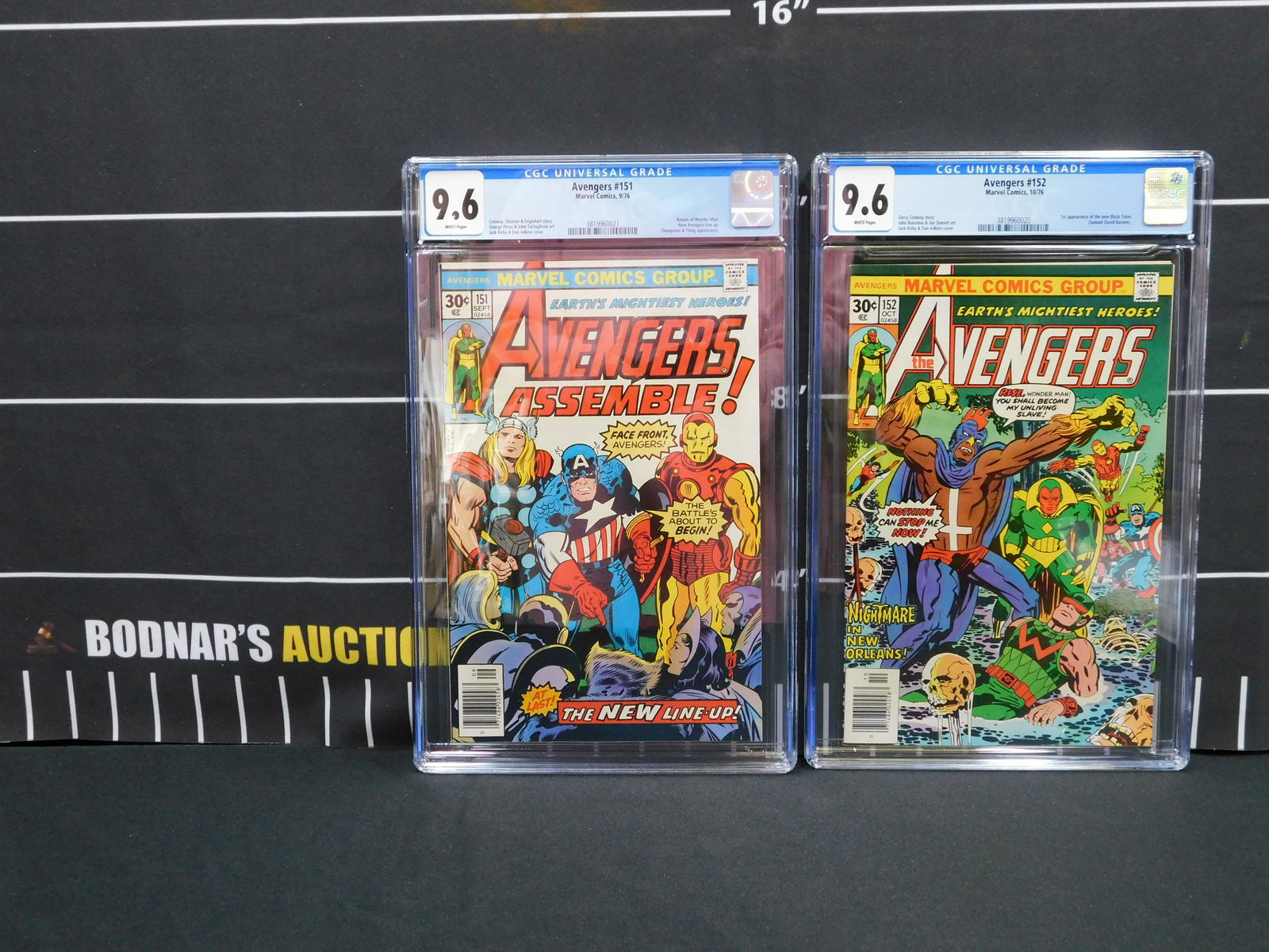 Marvel Avengers Comics #151 and #152 - CGC Graded (1 of 9)