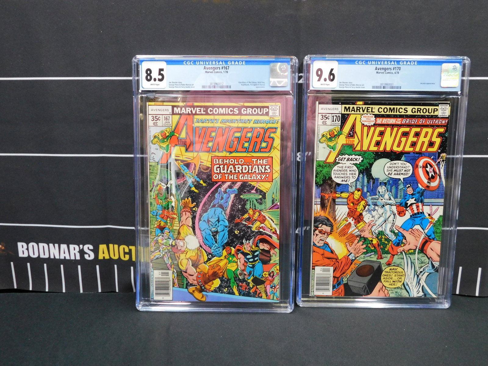 Marvel Avengers Comics #167 and #170 - CGC Graded (1 of 10)
