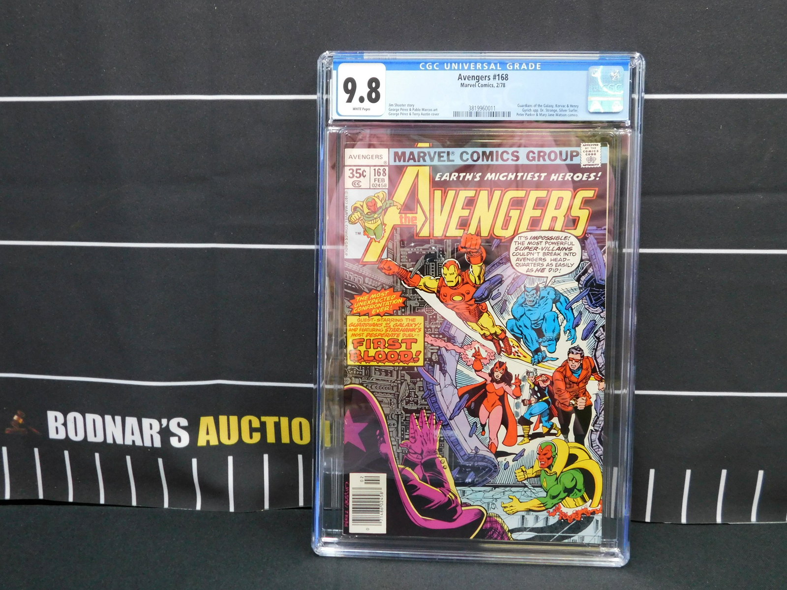 Marvel Avengers #168 CGC Graded 9.8 (1 of 5)