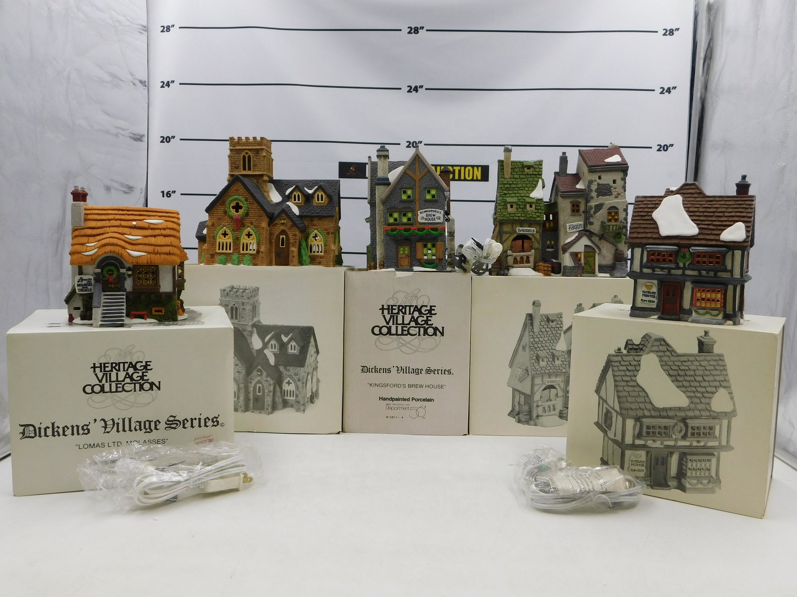 Lot of 5 Dept. 56 Dickens Village Shops (1 of 20)