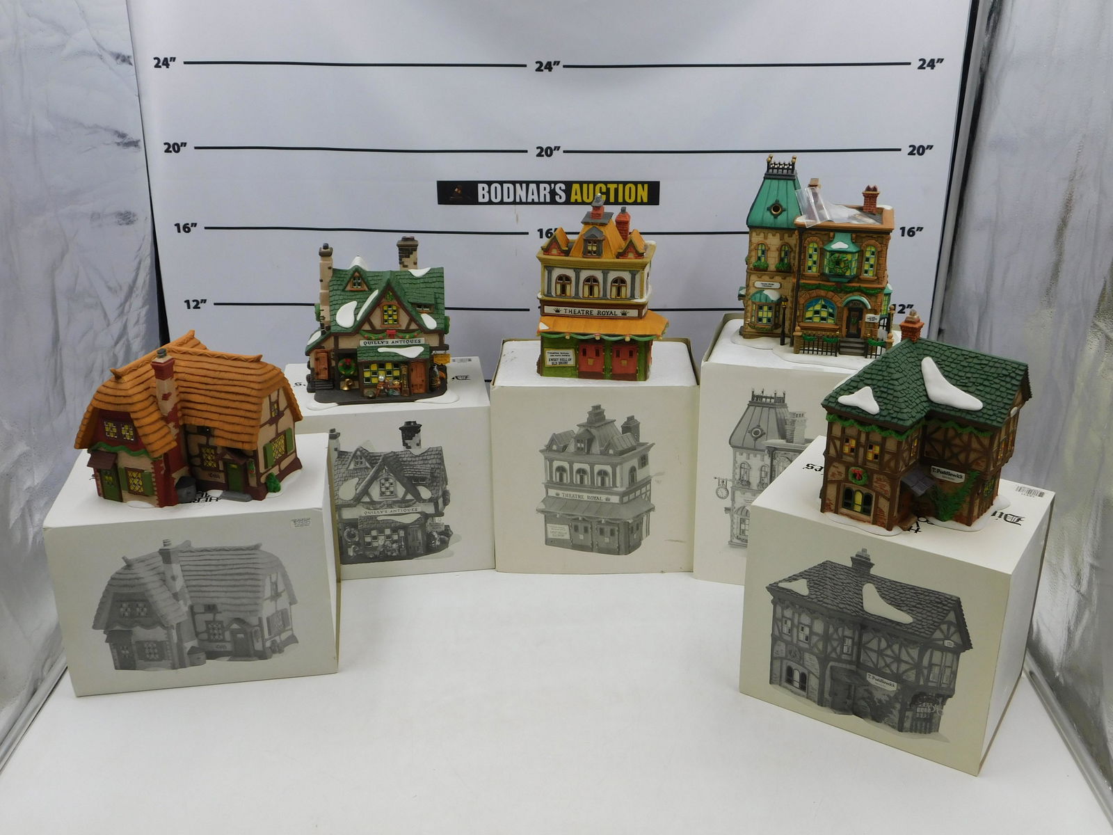 Lot of 5 Dept. 56 Dickens Village Shops (1 of 20)