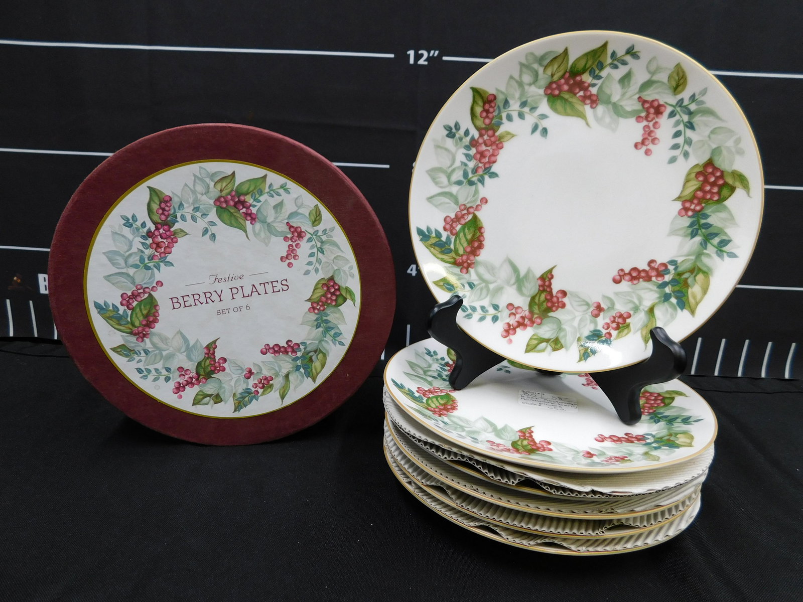 Festive Berry Plates - Restoration Hardware (1 of 5)
