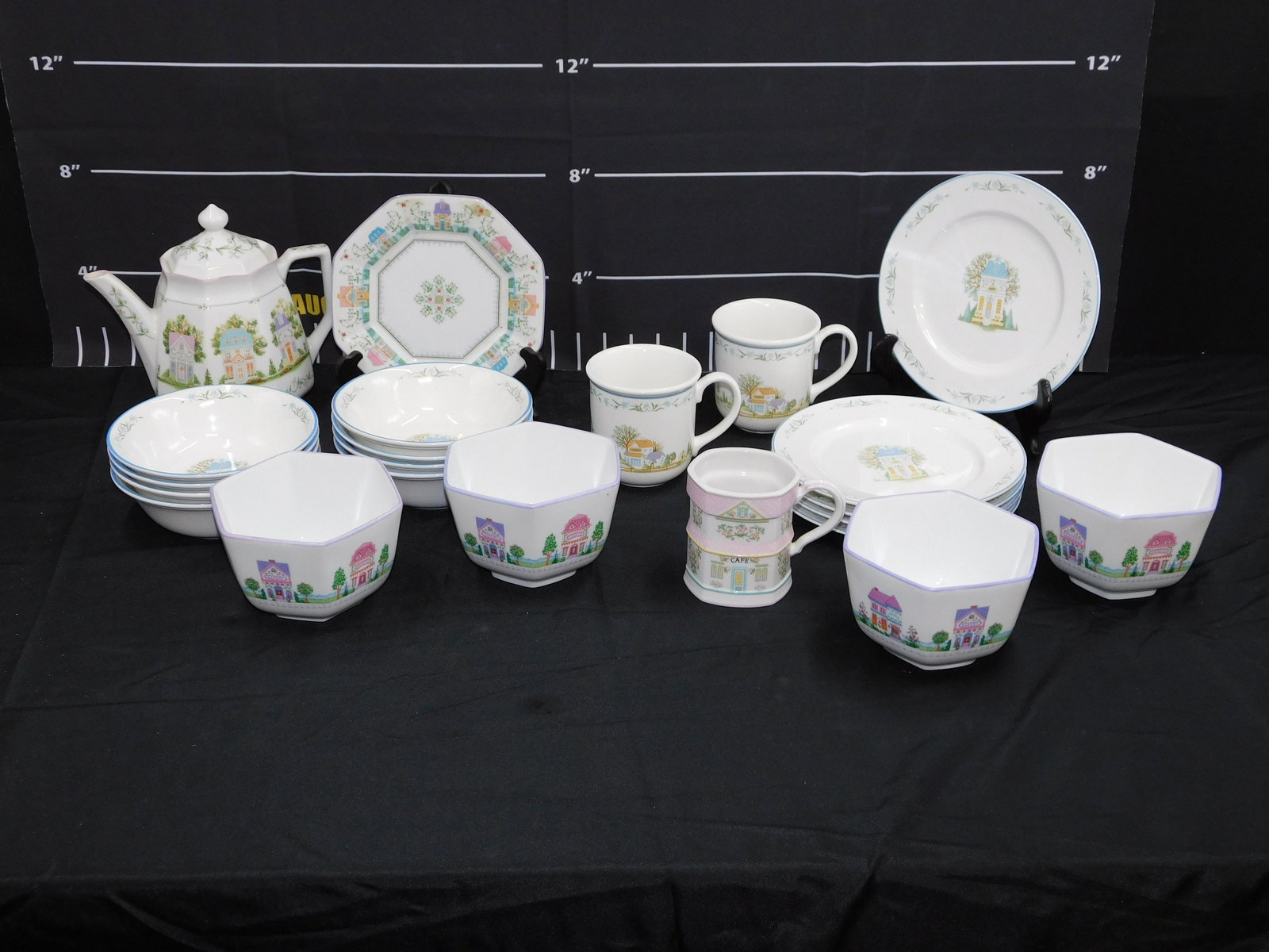Group Lot of The Lenox Village Porcelain Dinnerware (1 of 4)