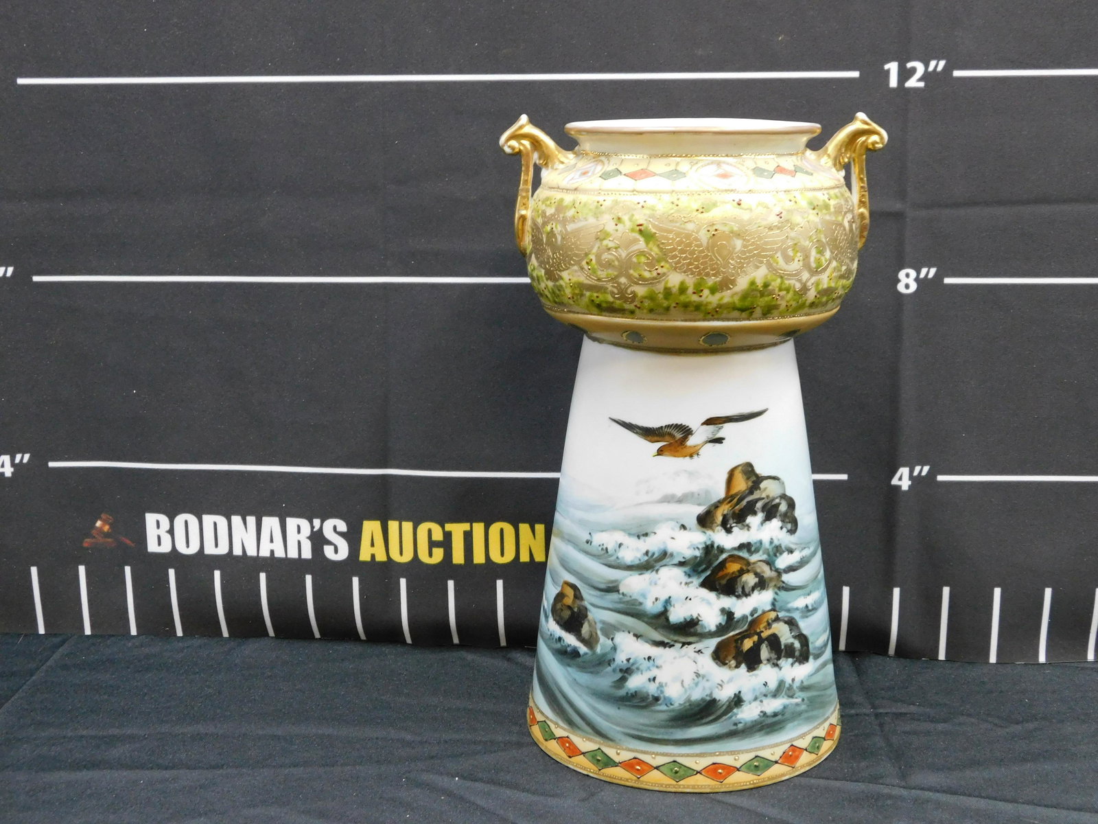 Nippon Double Handled Vase - 19th Century (1 of 10)