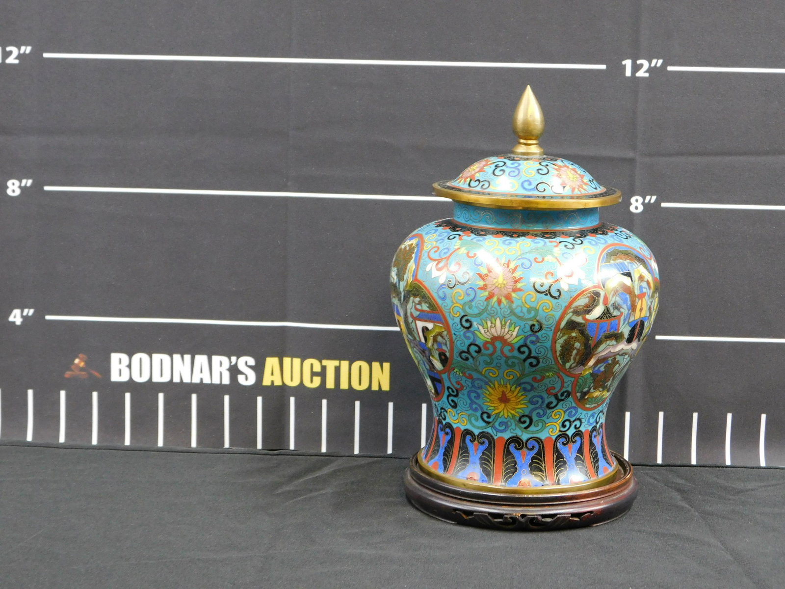 Chinese Cloisonne Covered Urn (1 of 8)