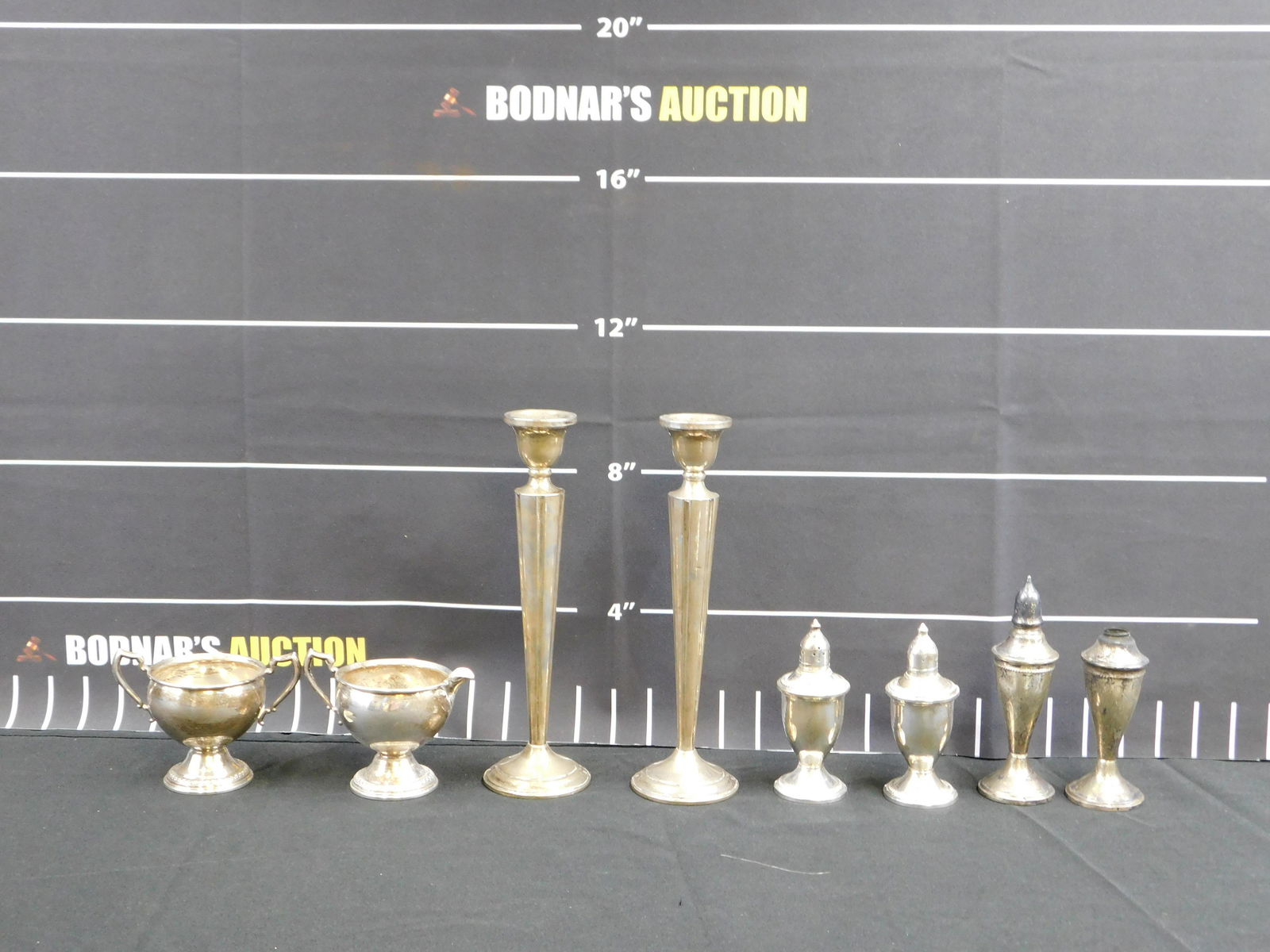 Lot of Weighted Sterling Silver Tableware Pieces (1 of 19)