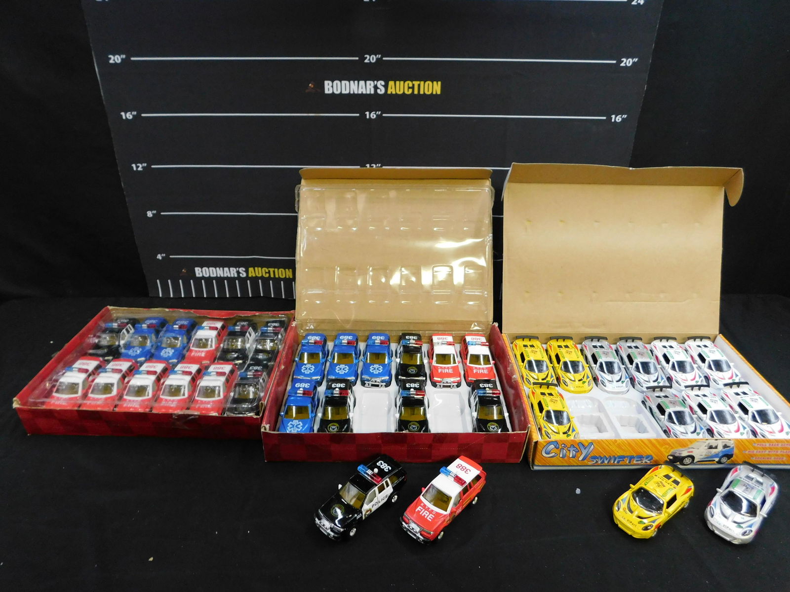 Lot of 36 Diecast Cars - Patrol and City Swifter (1 of 7)