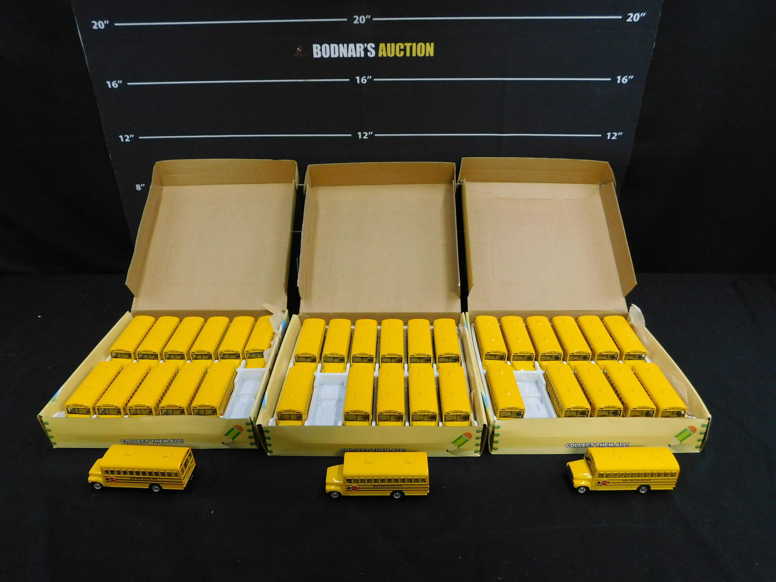 Lot of 36 Kinsfun School Bus Diecast (1 of 8)