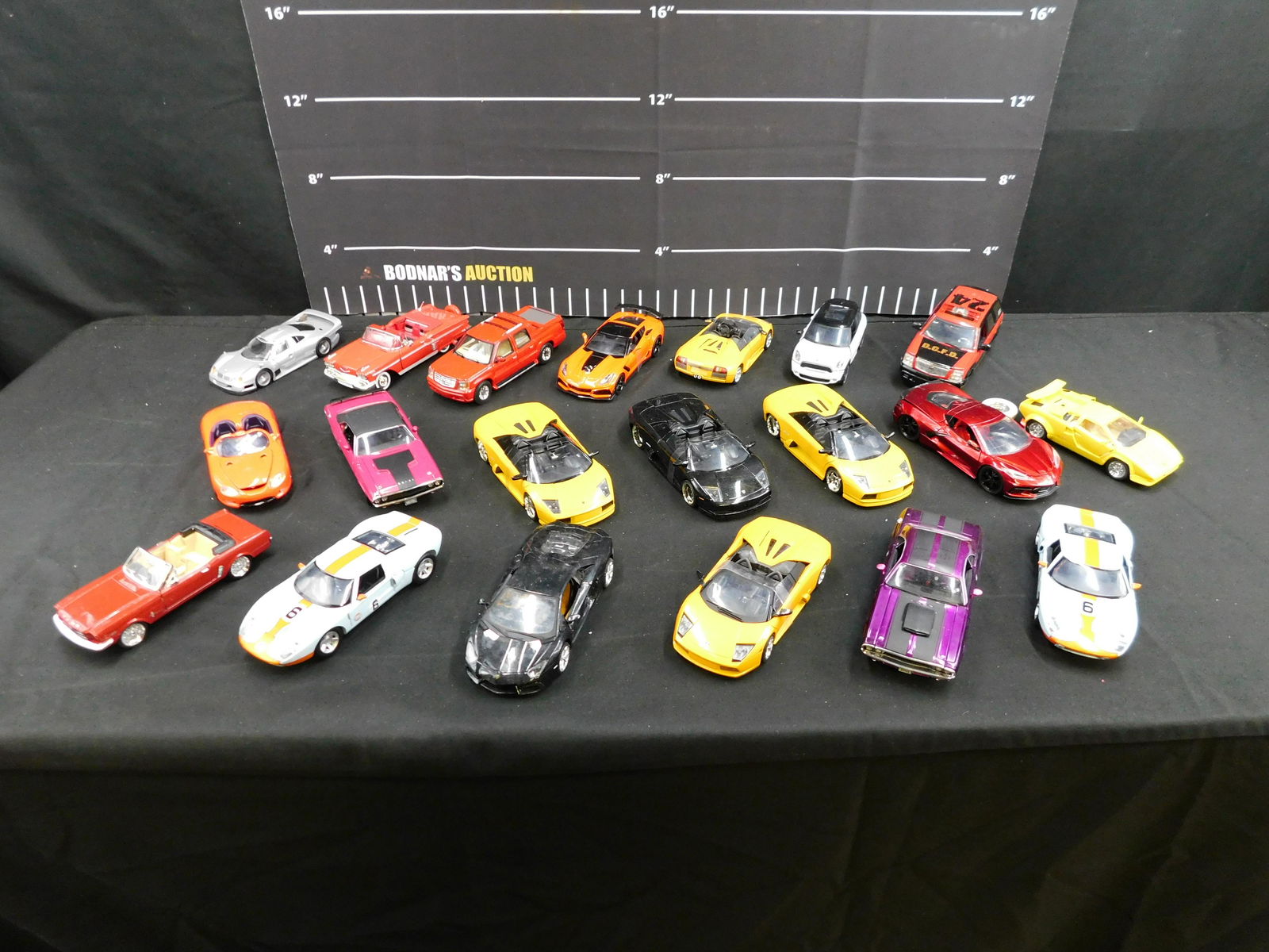 Lot of 20 Mixed Scale Diecast Cars (1 of 5)