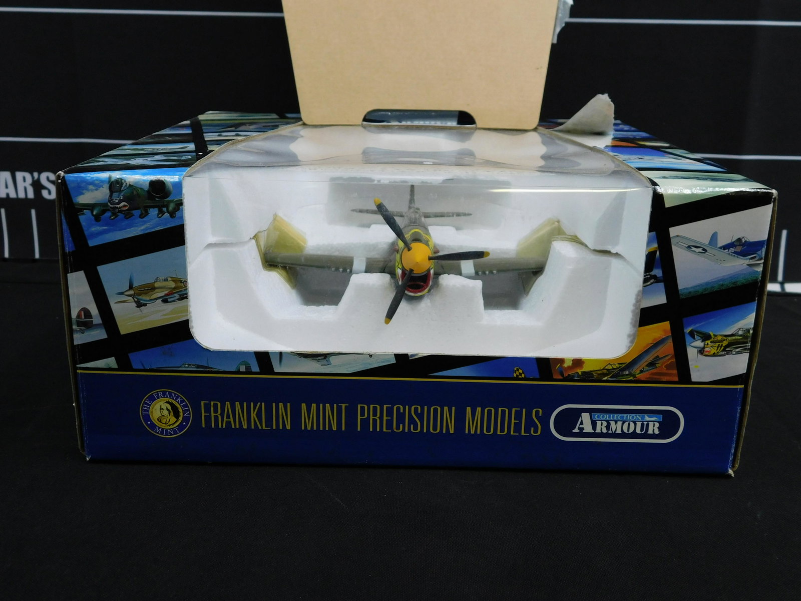 Franklin Mint P40 Warhawk - Aleutian Tigers: Franklin Mint Precision Models P40 Warhawk - Aleutian Tigers 1:48 Scale - B11B544. Comes in the original box. Please read the terms and conditions. This sale will be broadcast live on sale day with fu