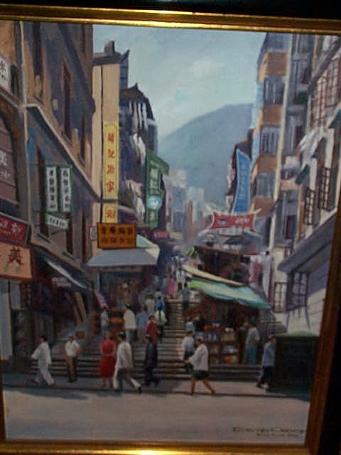 20th century oil on canvas impressionist painting