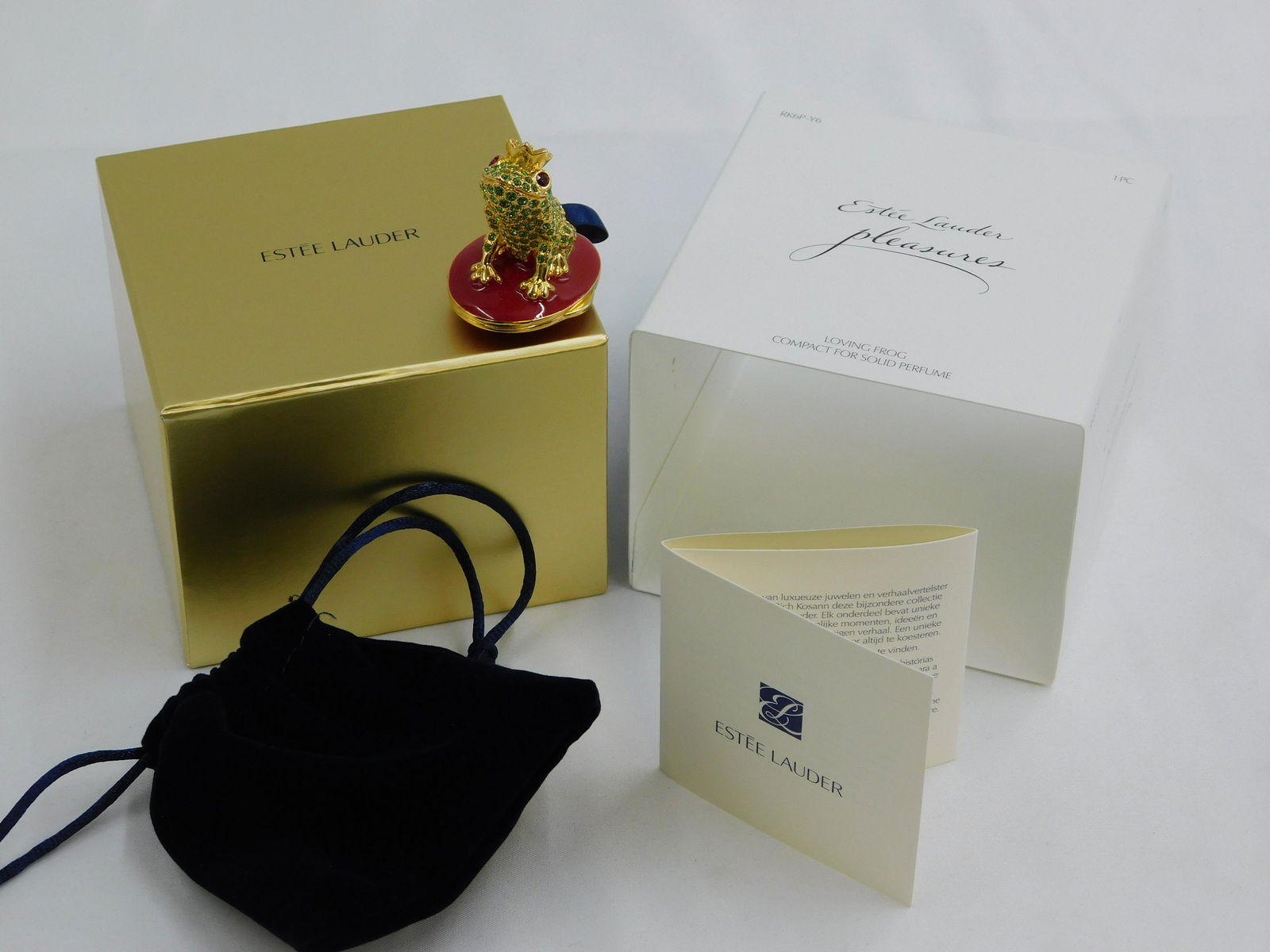 Estee Lauder Loving Frog Compact - Monica Rich Kosann (1 of 5)