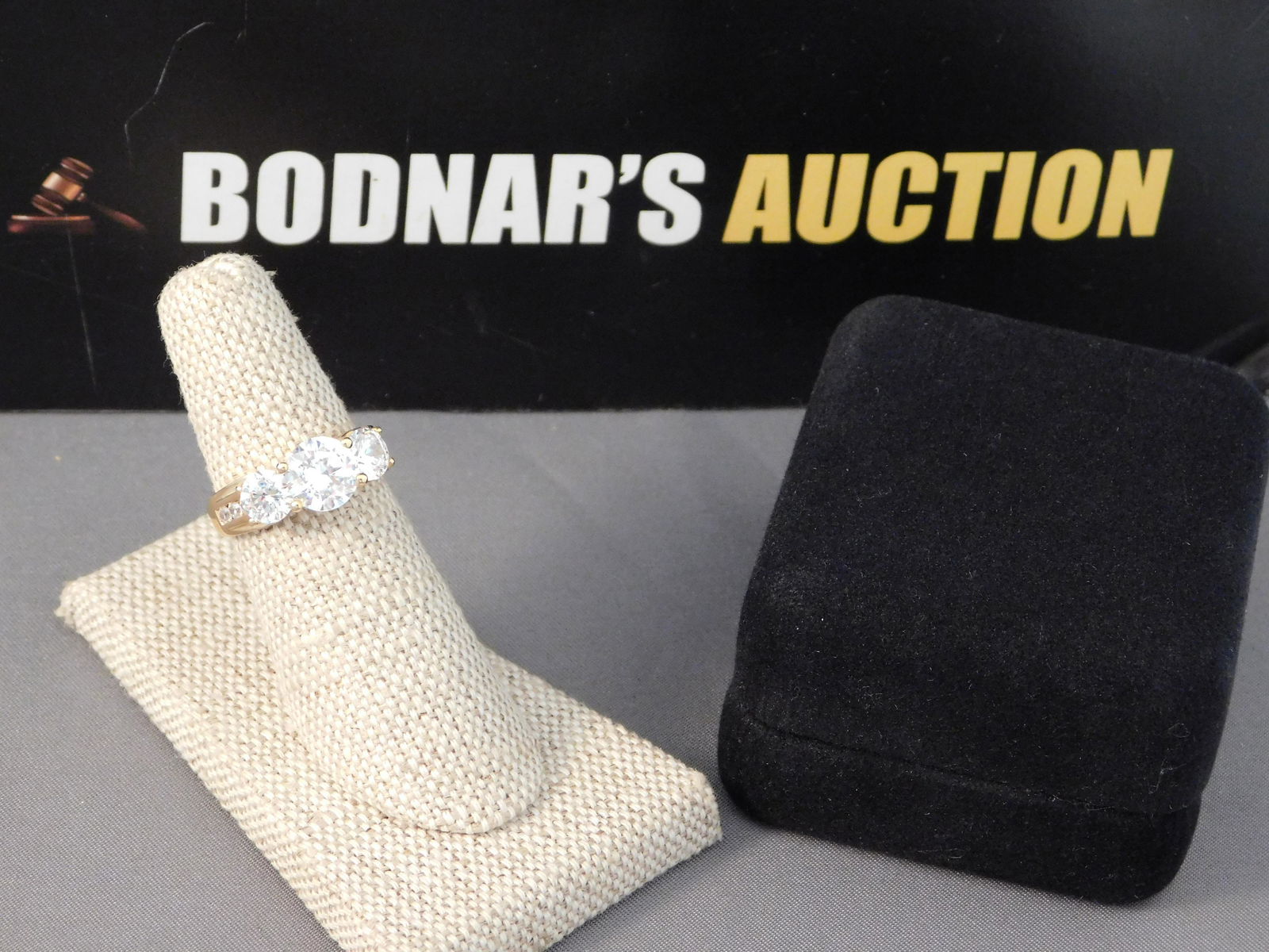 Diamonique 14K Ladies Ring (1 of 6)