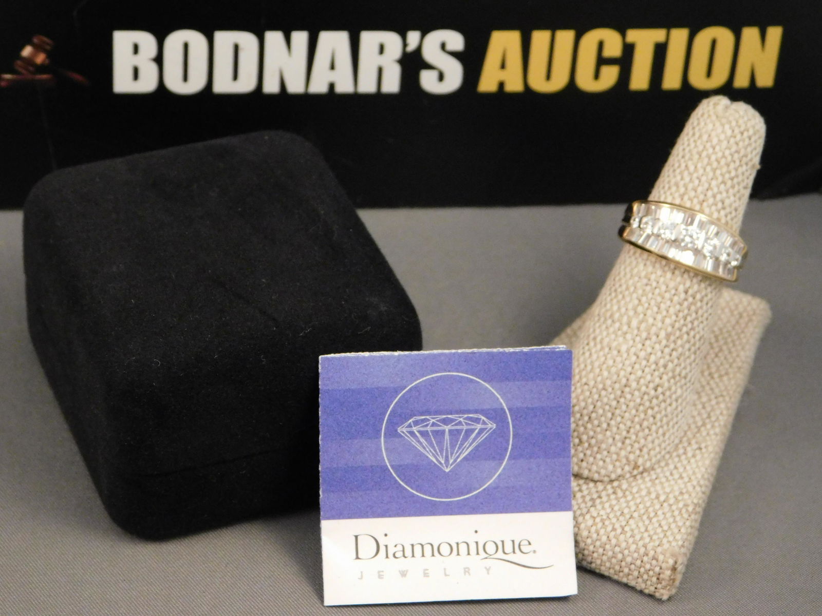 Diamonique 14K Ladies Ring (1 of 6)