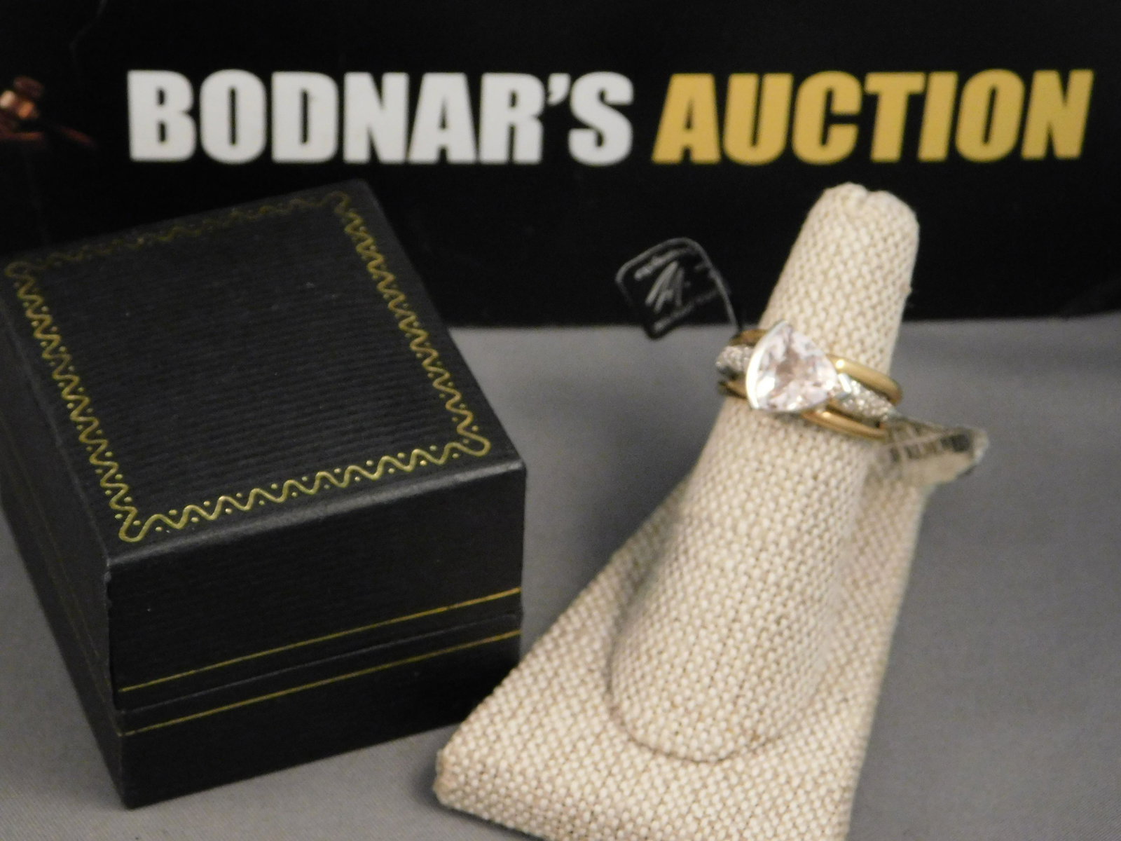 Gems en Vogue 18K Ladies Ring - Yellow and White Gold (1 of 6)