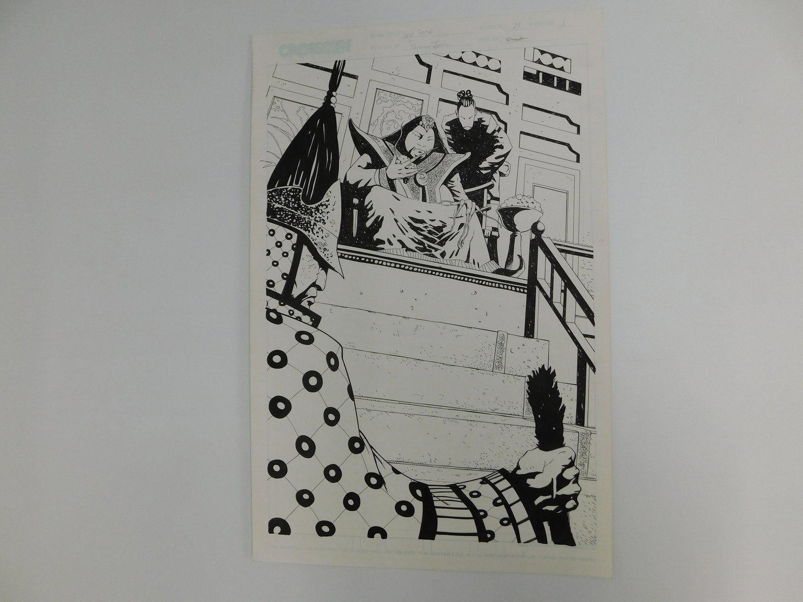 Original Comic Art - The Path Splash Page (1 of 4)