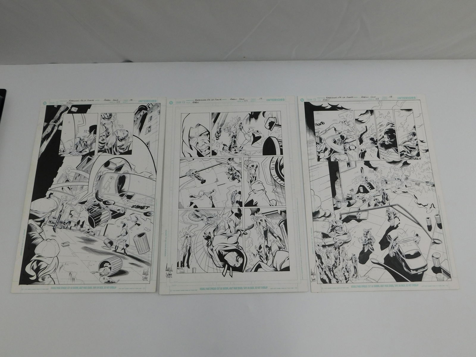 Lot of 3 Original Comic Book Art - Robin (1 of 19)