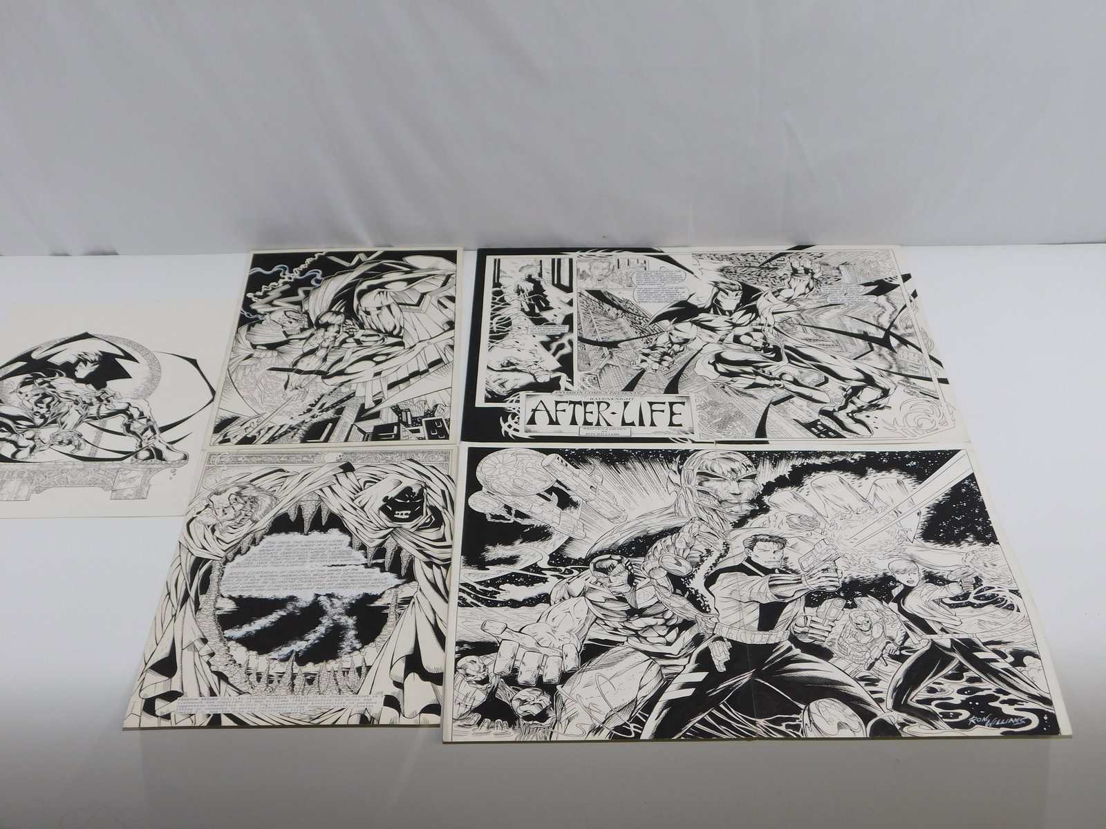 Lot of Original Comic Art - All by Ron Williams (1 of 18)