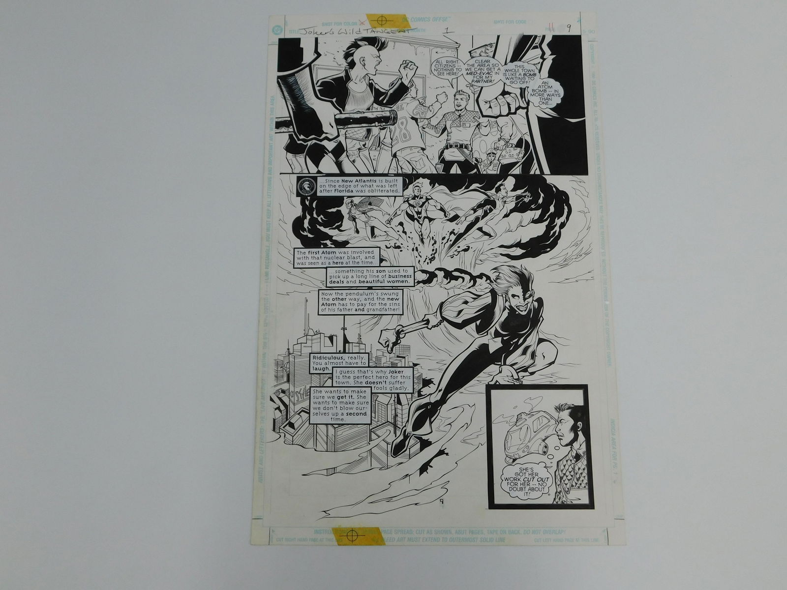 Original Comic Book Art - Joker's Wild Tangent (1 of 7)