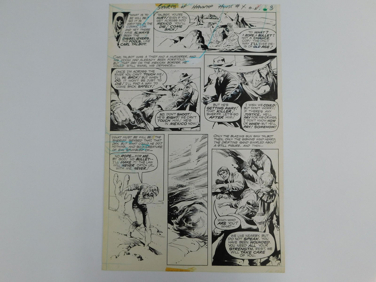 Original Comic Art - The Secrets of Haunted House (1 of 5)