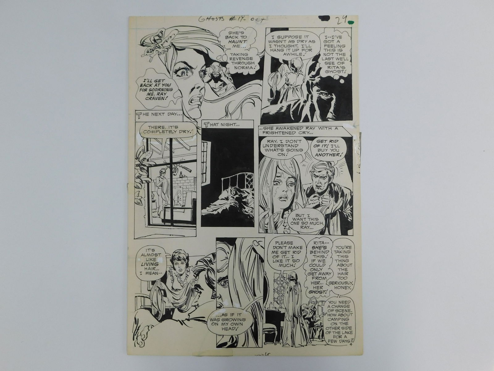 Original Comic Book Art - DC Comics - Ghosts (1 of 5)